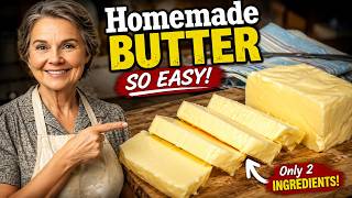 STOP Buying Butter! Make Your Own Homemade Butter in 5 Minutes