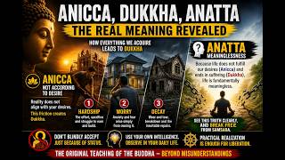 The Real Meaning of Anicca, Dukkha &amp; Anatta | A Life Changing Buddhist Teaching