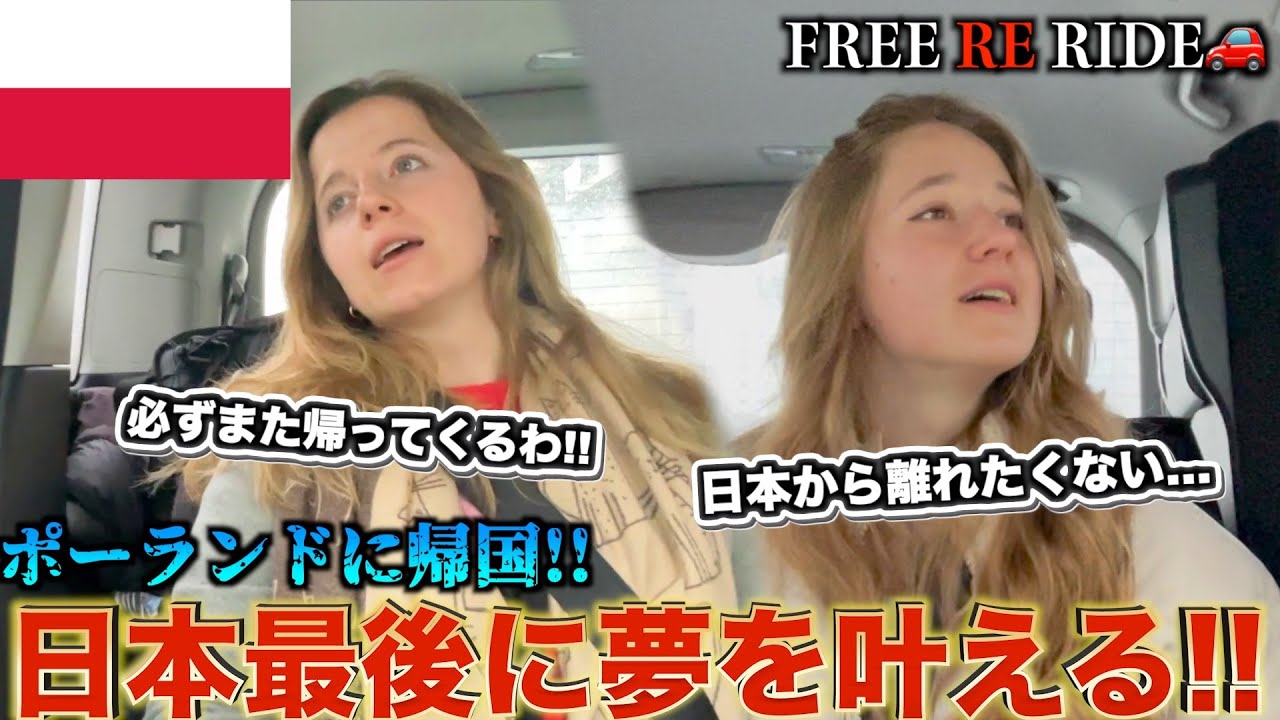 【FREE RE RIDE】日本旅行最終日の外国人観光客を空港まで送迎してみた　#FREERIDE #外国人 #おもてなし