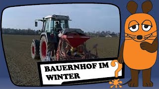 Bauernhof-Winter