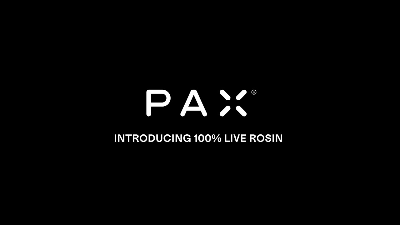 Introducing PAX 100% Live Rosin: A Celebration of Craftsmanship & Purity