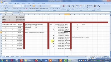 Tutorial K-NN Ms.Excell Dyah Arika Putri (A12.2017.05806) Sistem Informasi UDINUS