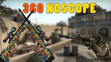 CSGO INSANE 360 NO SCOPE! (MONTAGE)