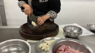 2019年丙級中餐烹調302 -2糖醋排骨`三色炒雞片`辣椒豆腐丁