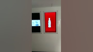 Transparent LCD showcase