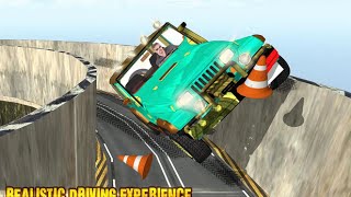 4x4 Off-Road Crazy Jeep Stunts Android Gameplay HD screenshot 5