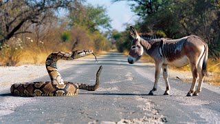 ESTA COBRA MEXEU COM O BURRO ERRADO!