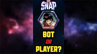 BOTS or Real Players in MARVEL SNAP? 🤖 #marvelsnap #shorts #marvelsnapgameplay