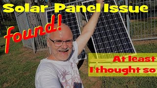 Solar Panel Diodes. I found the problem (for a moment)...