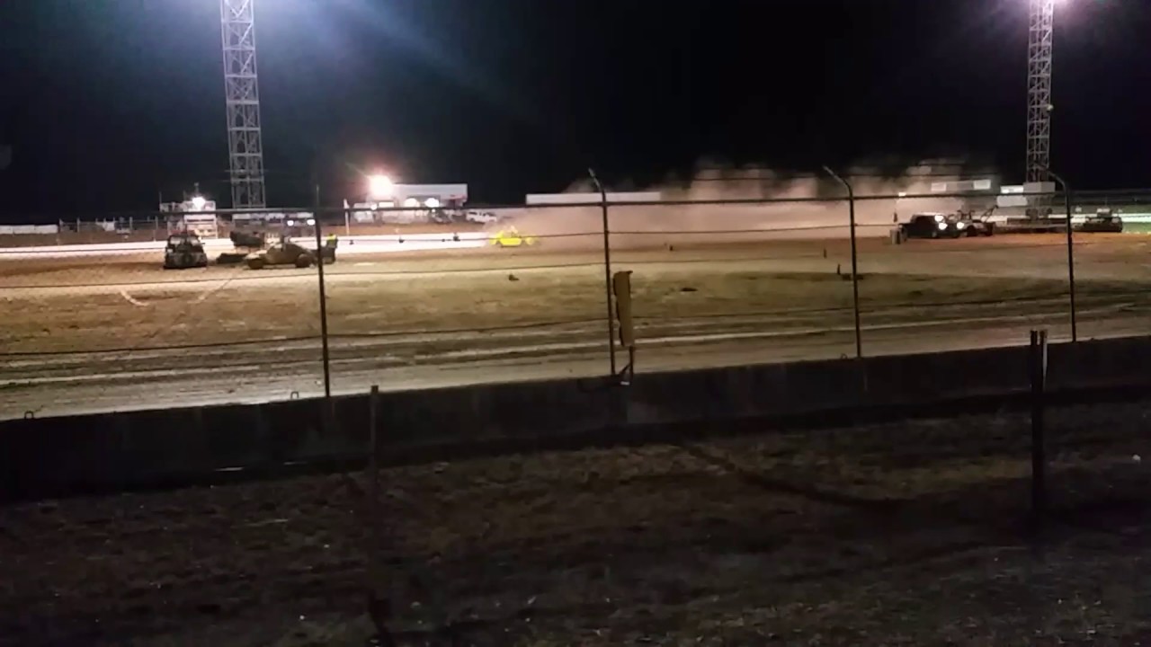 Having fun at gunnedah speedway after the greta smith street stocker race