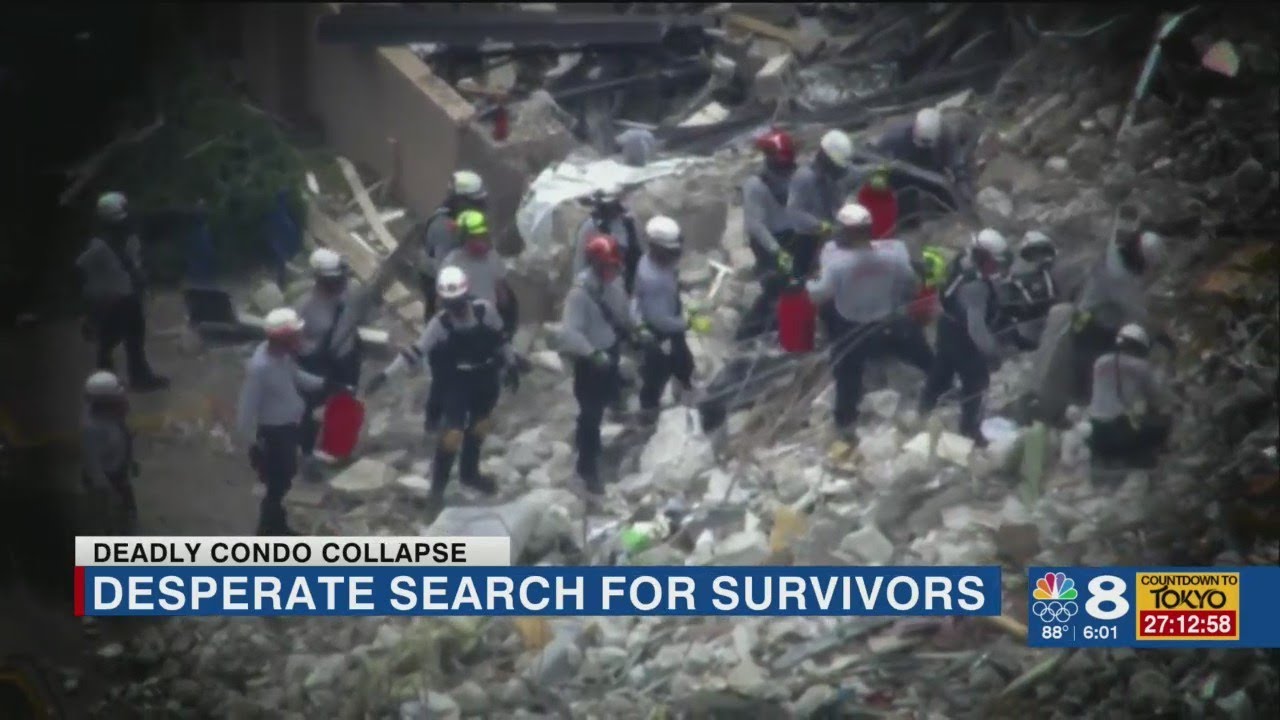 Search for survivors continues following condo collapse in South ...