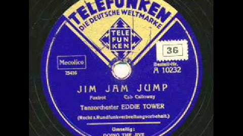 Eddie Tower, Jim Jam Jump aka Jumpin' Jive. Belgium 1940