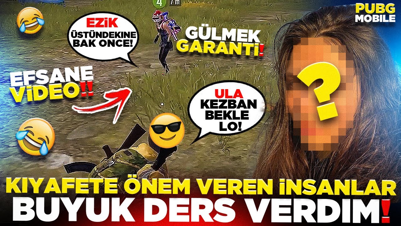 KIYAFETE ÖNEM VEREN İNSANLARA BÜYÜK DERS VERDİM!! 😎 GÜLMEKTEN YARILACAKSINIZ 🤣 | PUBG MOBILE