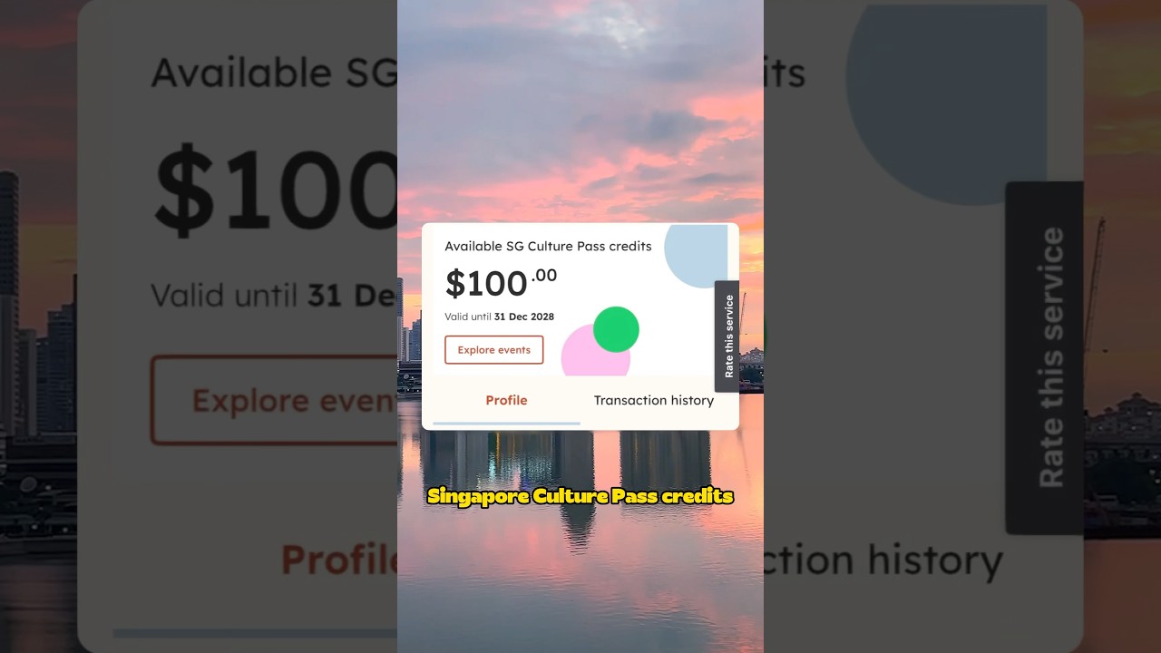 Singapore Culture Pass Launched – Here's How to Claim Yours 🇸🇬✨