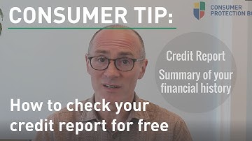 How to check your credit report for free