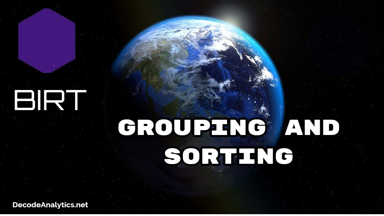 Update New BIRT Grouping Sorting