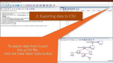 Coach 7 Data Table Tutorial - Working with CSV files