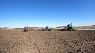 Disking corn ground for 2024. Covering 40 acres an hour.