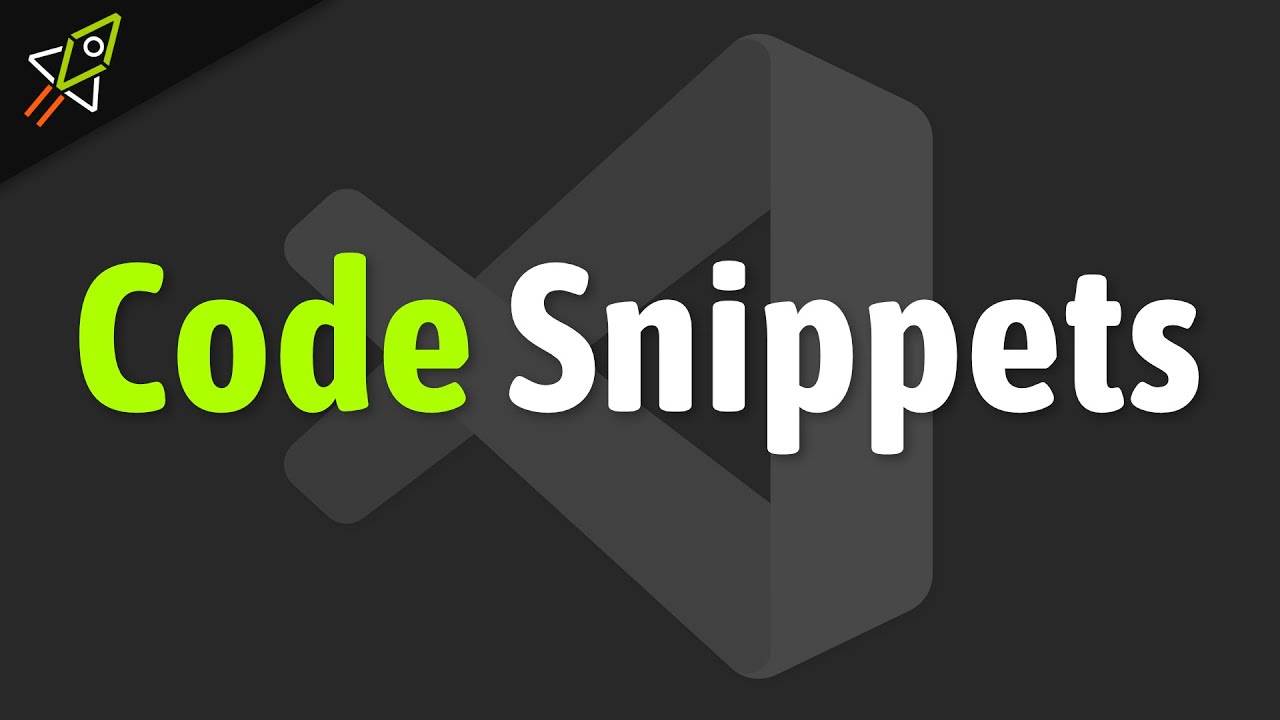 Eigene Code Snippets in Visual Studio Code anlegen - YouTube
