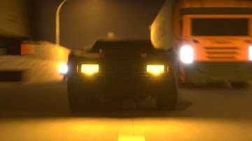Car Chase Blender Animation (Inspired by The Batman 2022)