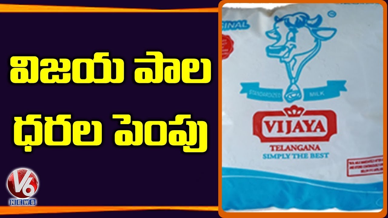 Telangana Vijaya Dairy Hikes Milk Price V6 Telugu News YouTube