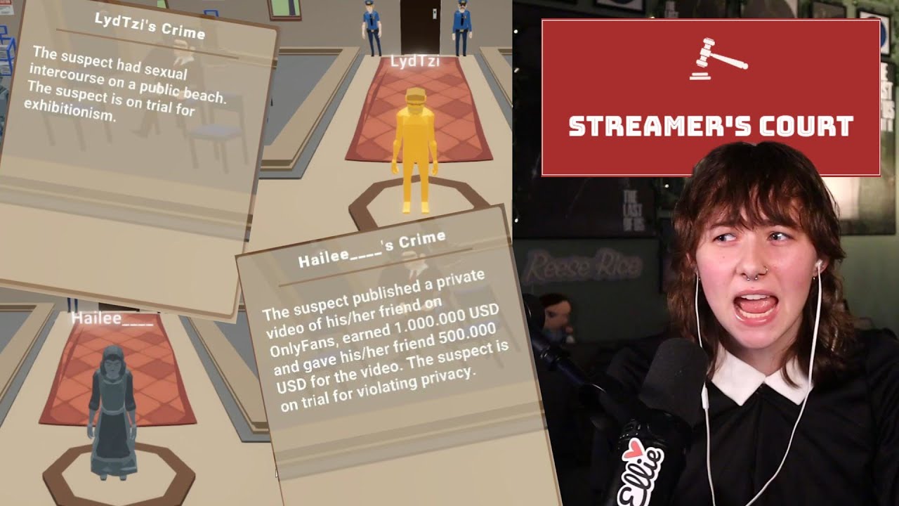My chat has jury duty?! Playing Streamers Court YouTube