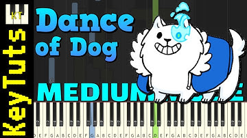 Dance of Dog from Undertale - Medium Mode [Piano Tutorial] (Synthesia)