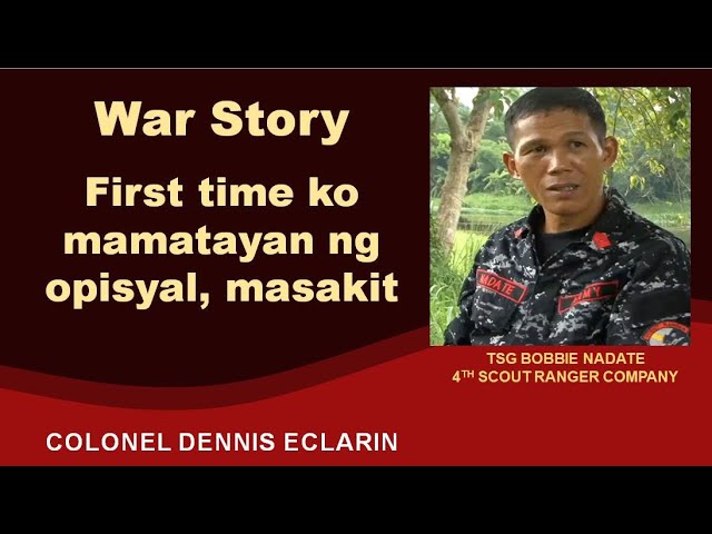 War Story: First time ko mamatayan ng opisyal, masakit class=