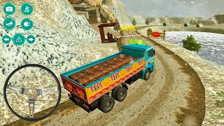 Off-Road Snow Truck Simulator - Cargo Truck Driver Android Gameplay FHD screenshot 4