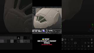 How to Sculpt a Spaceship in 3dcoat -ConceptArt Tutorial StepbyStep #sculpting #tutorial #3dcoat