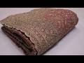 ARNG-4595 “The Peach Petals” Premium Designer Saree with Veil||Rim Jhim Fabric||Crystals||Zari
