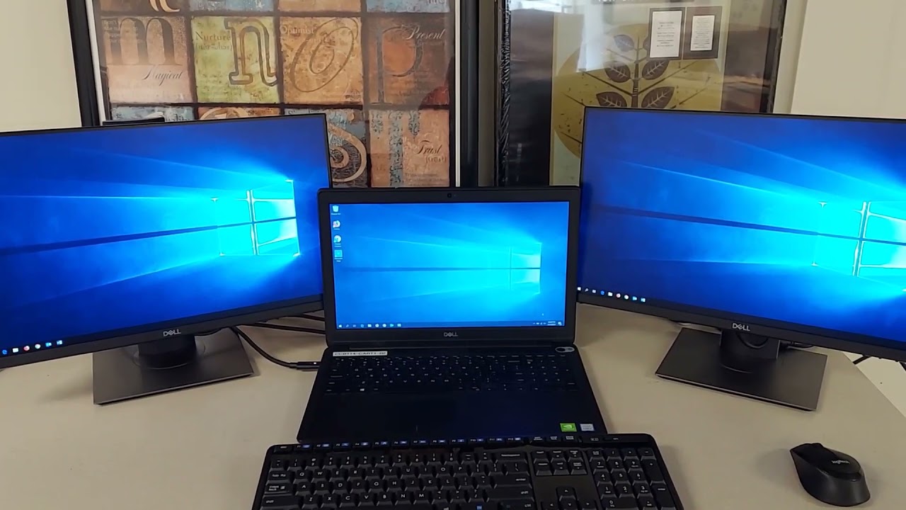 Dell Docking Station Setup - YouTube