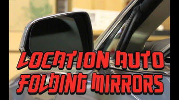 Tesla Location Auto Folding Mirrors | Homelink Folding Mirrors