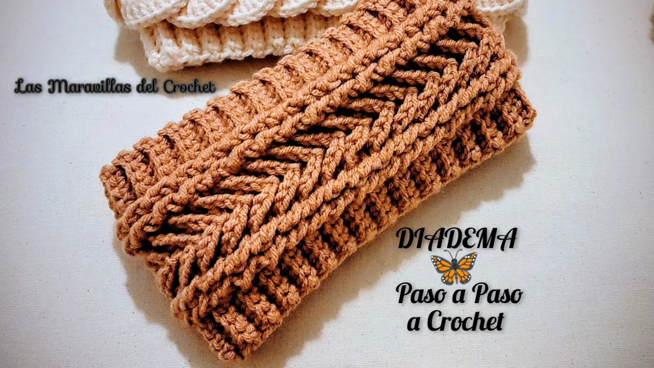 (SUBTITLED IN ENGLISH)🌈DIADEMA fantasia A CROCHET paso a paso 🎁🧶#crochet  #LasMaravillasdelCrochet