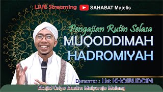 Download Lagu Taklim kitab Muqoddimah Hadromiyah oleh Ust. Khoiruddin di Masjid Griya Muslim 3 Agst 2021 Download Lagu Taklim kitab Muqoddimah Hadromiyah oleh Ust. Khoiruddin di Masjid Griya Muslim 3 Agst 2021