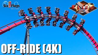 XFlight OffRide 2021 (4K)  Six Flags Great America  Non Copyright