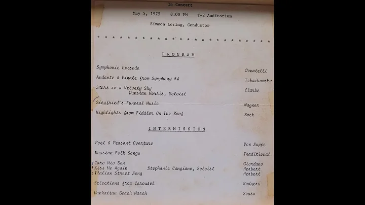 Kingsborough Community College Band Concert 1