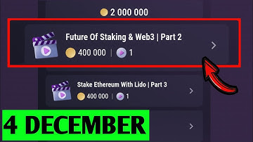 Future Of Staking & Web3 | Part 2 | Tapswap Code | Future of Staking & Web3 | Part 2