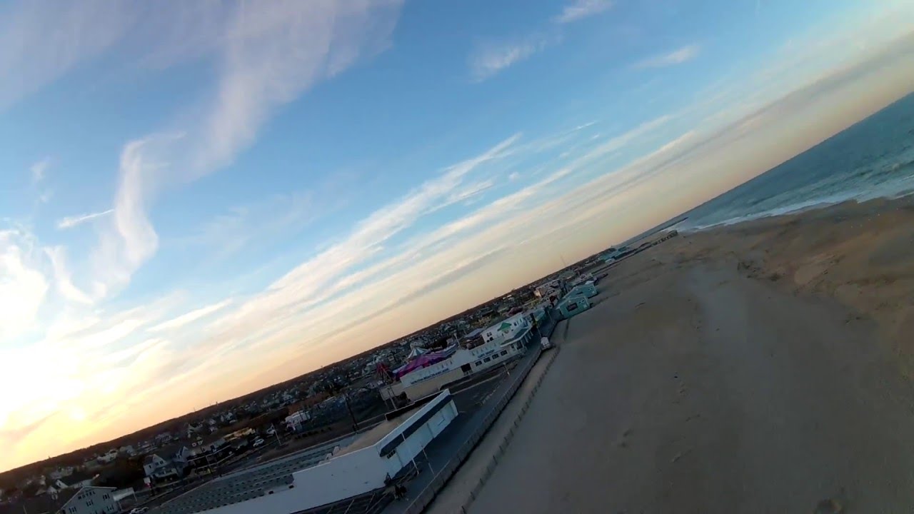 Sunset flight in Point Pleasant Beach NJ YouTube