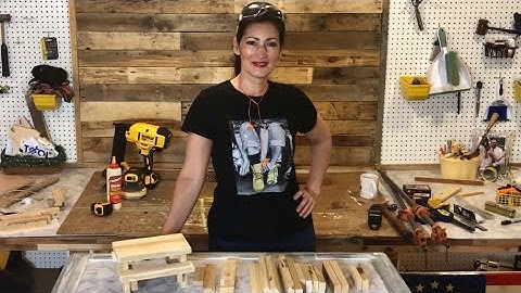 EASY Squirrel Chipmunk Picnic Table Build. HOW to BUILD Woodworking Craft for BEGINNERS