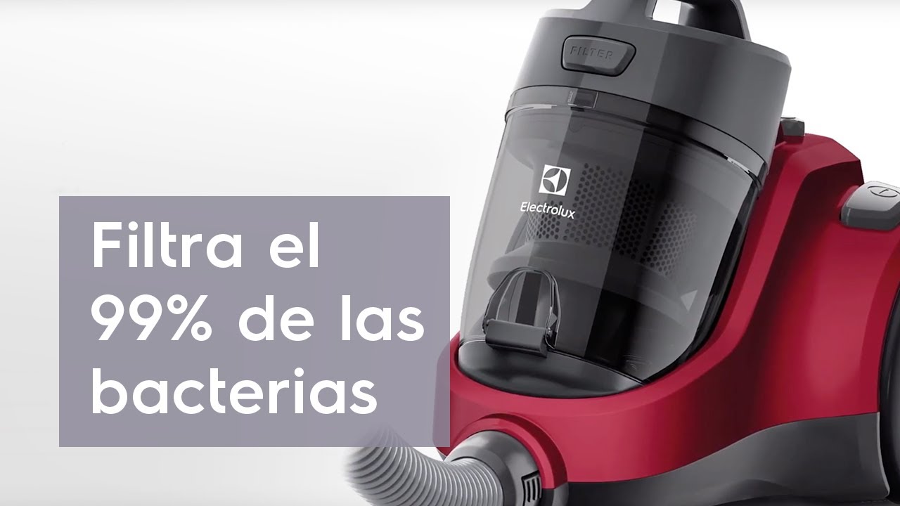 Aspiradora Vertical 1 Lt Cyclone Power Gris/Rojo ELECTROLUX