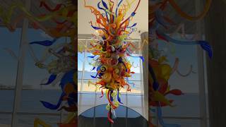 Glass Sculpture by Dale Chihuly at the Milwaukee Art Museum