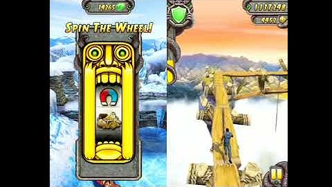 Temple Run 2 - BARRY BONES vs BARRY BONES OUTRIDER OUTFIT -- (Android/iOS -- Gameplay HD)
