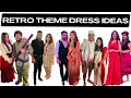 How to dress up for a retro bollywood theme party  recreated famous bollywood looks  bollywood day