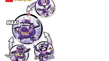 MUNCHOS MAX Instructions LEGO MIXELS 2015 Series 6 Snax + Berp + Vaka Waka