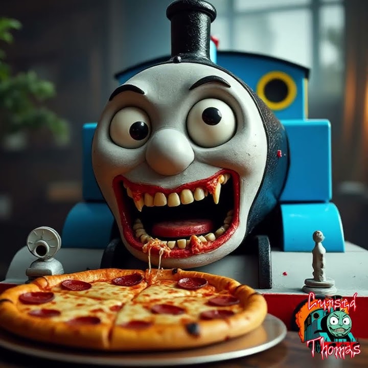 FUNNY PIZZA EATING  Thomas TANK ENGINE Train Whistle and Horn EXE #train