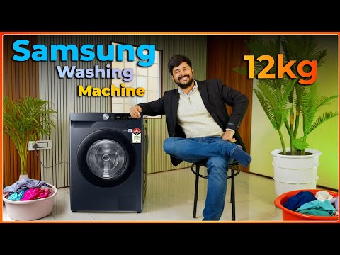 Samsung 12 Kg Fully Automatic Front Loading Smart Bespoke Ai Wifi Washing Machine Review In 2026⛲️🌊