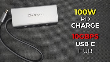 Minisopuru 10Gbps USB C Hub with 100W PD Charge Review