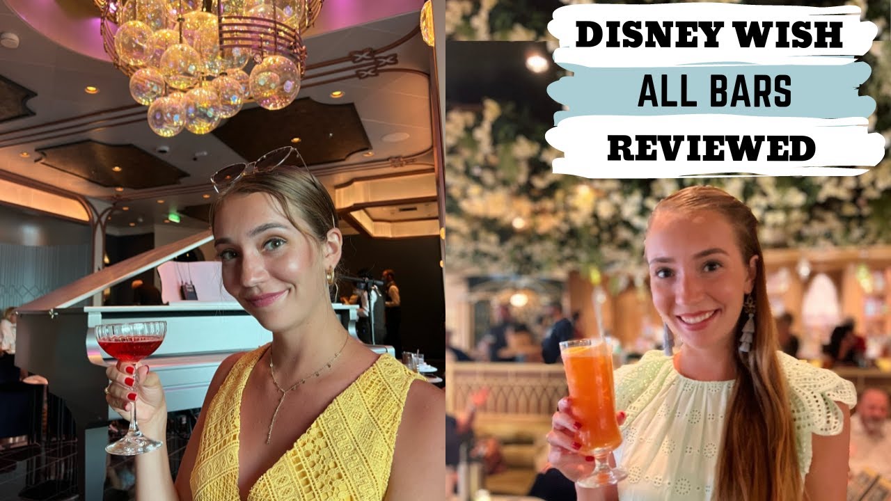 BARHOPPING ON THE DISNEY WISH//Disney Wish Bar Review Hyperspace