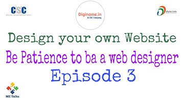 How to add content and post in website | Web designing tutorial | Diginame | Webdesign Episode 3|CSC